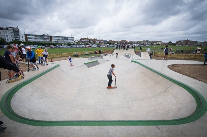 Beach Green Skatepark, Lancing